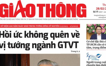 Tin mới nhất, hay nhất trên Báo Giao thông ngày 28/2/2023