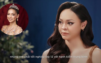 Á hậu Mai Ngô khóc nấc khi tiết lộ tốt nghiệp THPT với hạnh kiểm trung bình