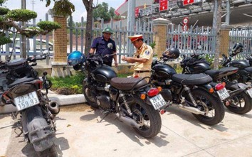 Truy tìm đoàn xe máy phân khối lớn đi vào cao tốc, đâm CSGT bị thương