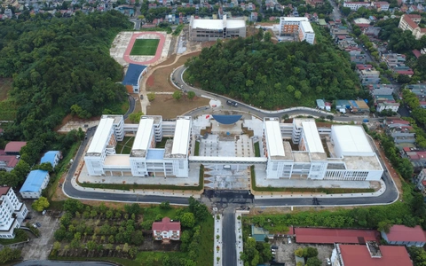 Toàn cảnh Trường chuyên Lào Cai với vốn đầu tư 350 tỷ đồng trước ngày khánh thành