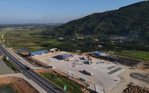 Tăng tốc thi công hoàn thành trạm dừng nghỉ cao tốc qua Quảng Ngãi