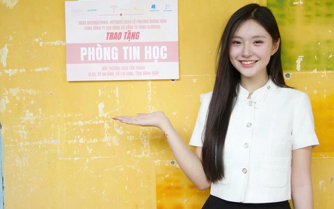 Á hậu Khánh Như mang dự án Digital Wings đến Miss International 2026