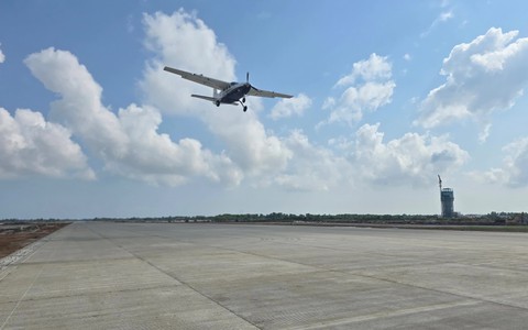 Sân bay Quảng Trị: Bay kiểm tra chướng ngại vật, hướng tới khai thác tháng 3/2027