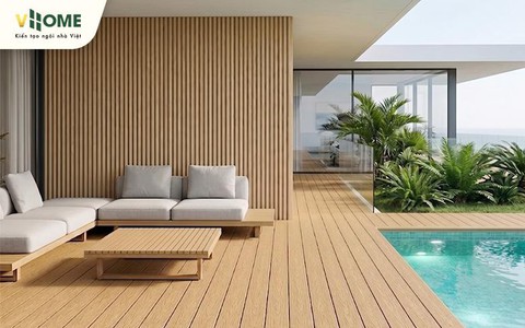 Vhome và xu hướng ứng dụng gỗ nhựa trong hoàn thiện công trình