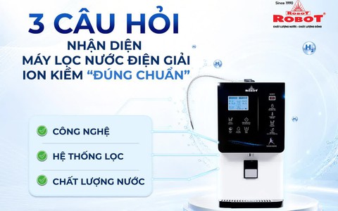 3 câu hỏi giúp bạn nhận diện máy lọc nước điện giải ion kiềm “đúng chuẩn”