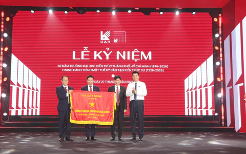 Trường Đại học Kiến trúc TP.HCM: 50 năm vun đắp di sản, kiến tạo tương lai