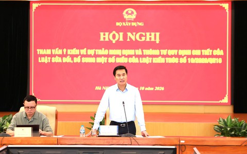 Thứ trưởng Nguyễn Tường Văn: Sớm hoàn thiện Nghị định, Thông tư quy định Luật Kiến trúc