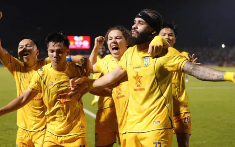 V-League: Sông Lam Nghệ An hòa kịch tính CLB Công an Hà Nội