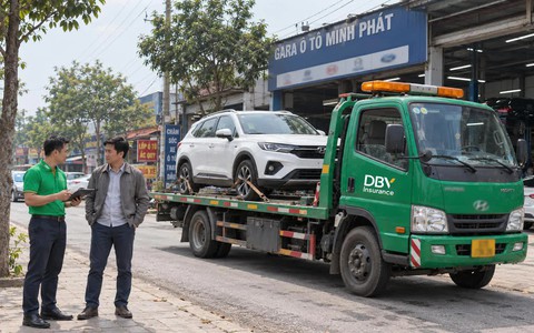 Bảo hiểm DBV tặng dịch vụ hỗ trợ khẩn cấp trên đường cho khách hàng