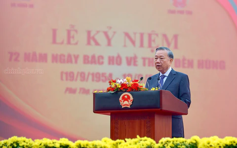Tổng Bí thư, Chủ tịch nước Tô Lâm: Khắc ghi lời Bác căn dặn tại Đền Hùng