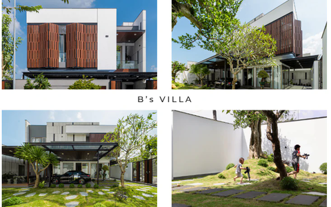 Villa hiện đại thích ứng vi khí hậu và kết nối thiên nhiên