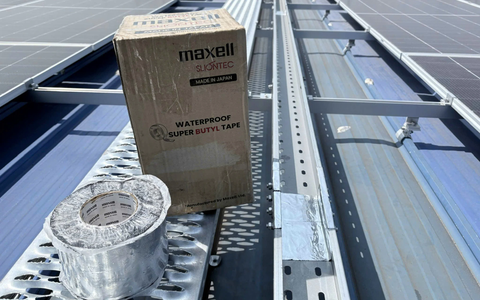 Butyl Maxell 9839 giải pháp chống thấm mái tôn khu công nghiệp