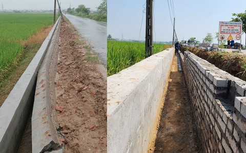 Bắc Ninh: Khắc phục sự cố sạt lở mương dẫn nước tưới cho 100ha đất nông nghiệp