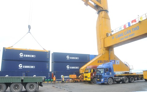 Cần Thơ đón tuyến container trực tiếp Nam Ninh, rút ngắn 560km đường thủy