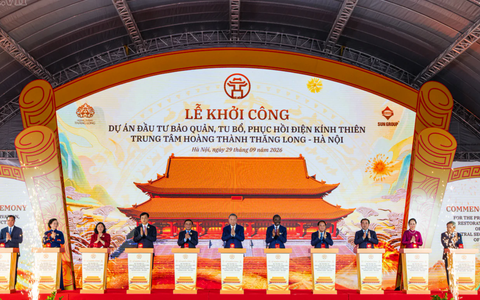 Tổng Bí thư, Chủ tịch nước Tô Lâm dự Lễ khởi công Dự án tu bổ, phục hồi Điện Kính Thiên