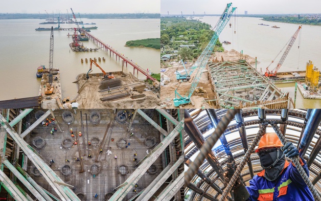 Thần tốc làm cầu lớn, mở toang không gian phát triển hai bờ sông Hồng