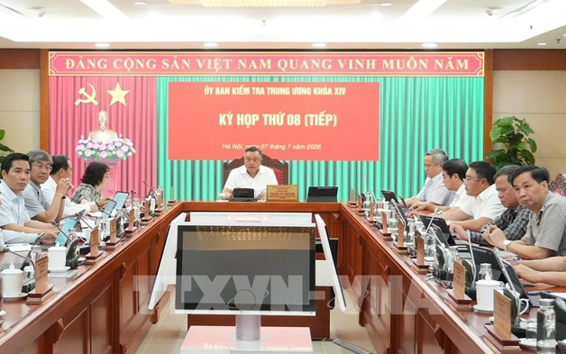 Thông cáo báo chí Kỳ họp thứ 8 của Ủy ban Kiểm tra Trung ương
