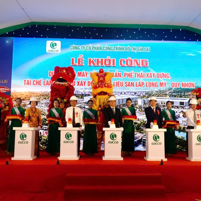 Gia Lai: Khởi công nhà máy tái chế chất phế thải thành vật liệu xây dựng