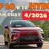 TOP 10 ô tô hybrid bán chạy nhất tháng 4/2026