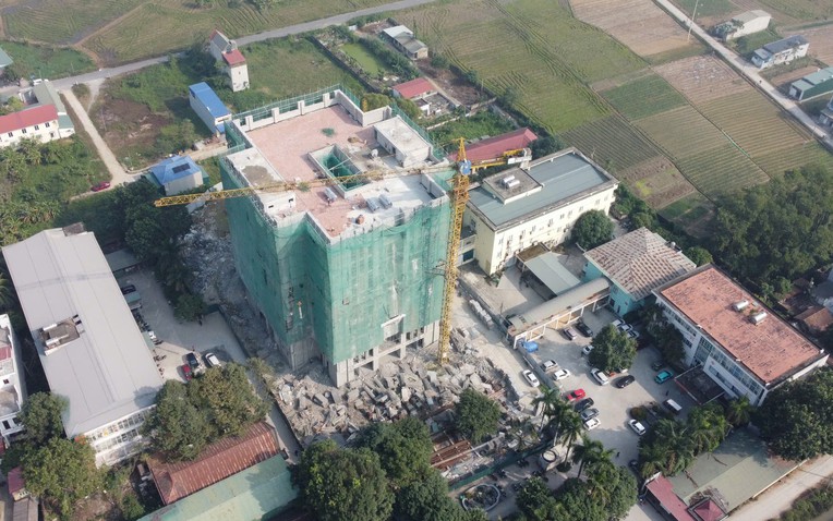 Dự án nhà khám chữa bệnh hơn 200 tỷ đồng tại Thanh Hóa tăng tốc về đích