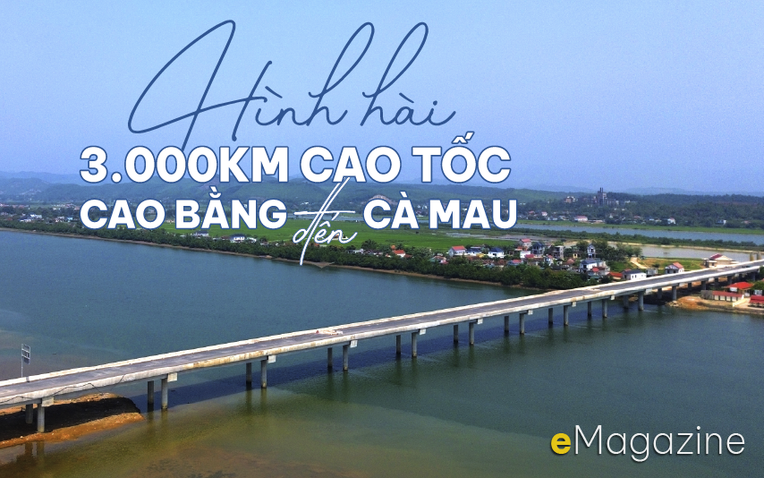 Hình hài 3.000km cao tốc từ Cao Bằng đến Cà Mau