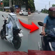 Né xe máy điện chuyển hướng ẩu, ô tô đâm trực diện xe máy